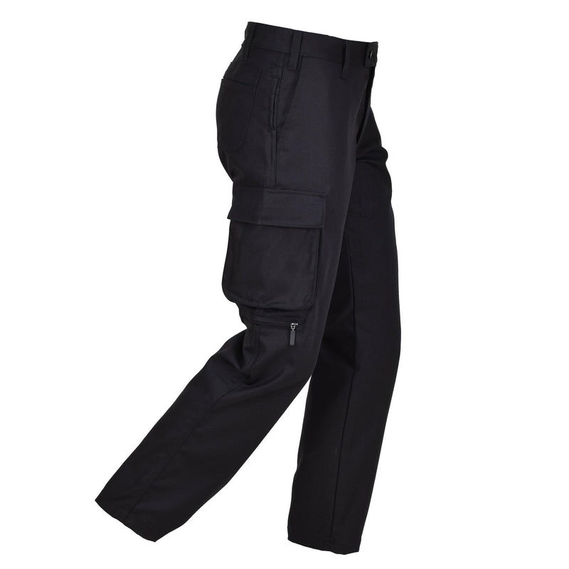 Pantalon de travail noir militaire d'origine danoise Pantalon à anneau en D solide et durable Nouveau