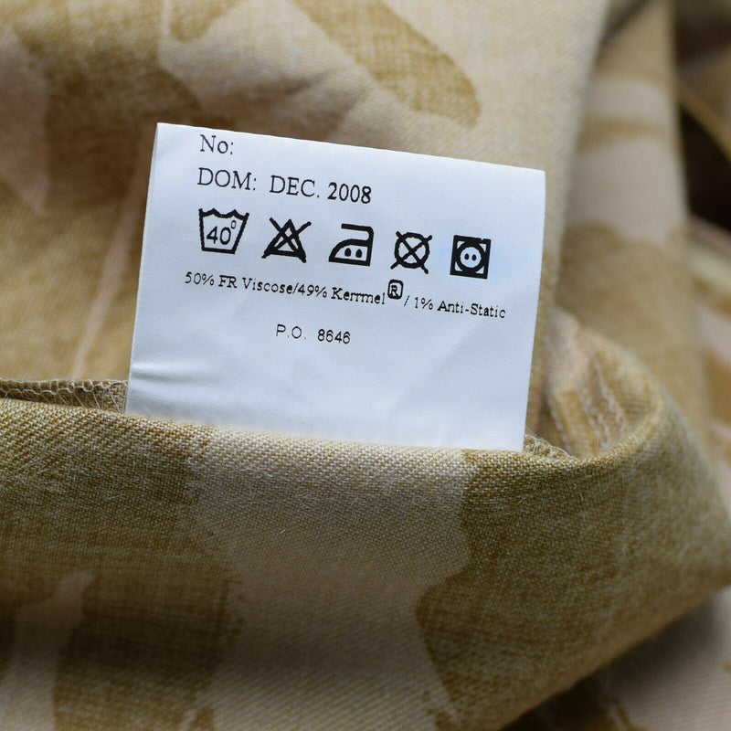 Originele Britse leger militaire gevechten woestijn camo jas brandbestendige shirts