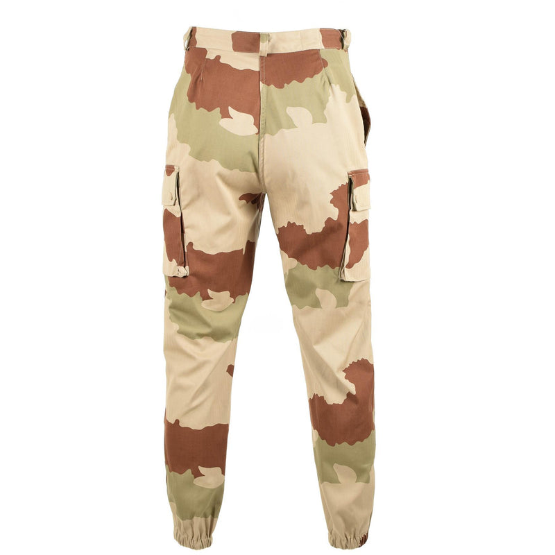 Originele Franse militaire broek F2 Desert Camo -broek Versterkte leger BDU -broeken
