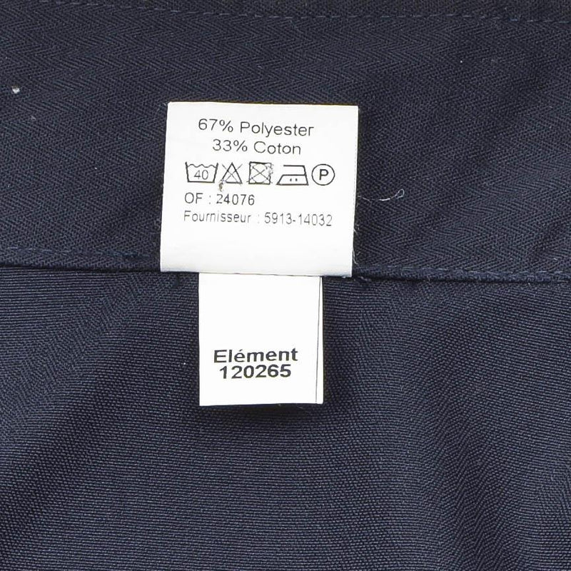 Véritable veste d'uniforme de police militaire française bleu solide ripstop MP chemises NEUF