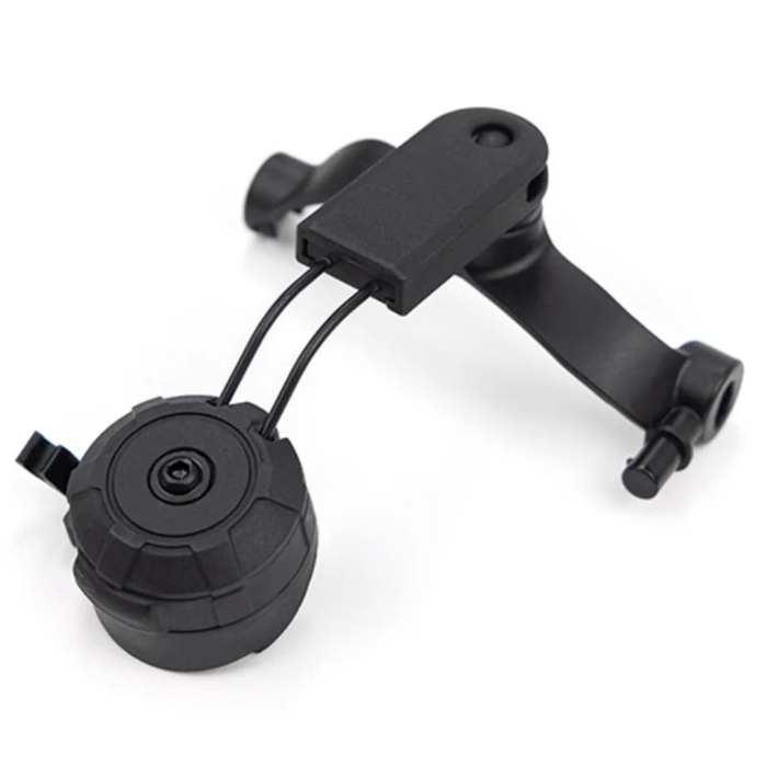 Kit d'adaptateur de casque Earmor M19C ARC Rail pour casques M31 M32 PLUS noir