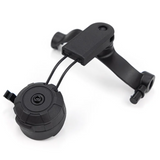 Kit d'adaptateur de casque Earmor M19C ARC Rail pour casques M31 M32 PLUS noir