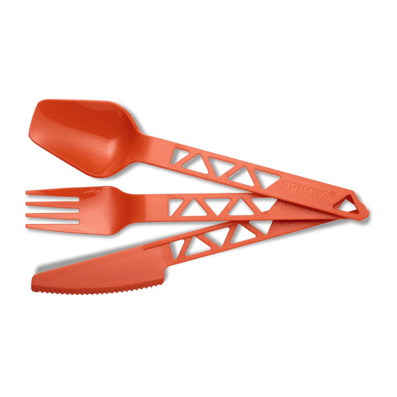 Ensemble de couverts d'extérieur Primus Lightweight Trail pour camping, cuillère, couteau, fourchette en plastique