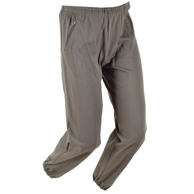 Pantalon d'entraînement de l'armée autrichienne authentique, survêtement de sport militaire vintage olive NEUF