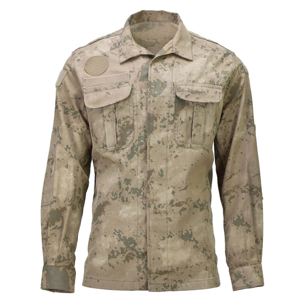 Veste uniforme de l'armée turque authentique Ripstop Renforced coudes M2018 Camo