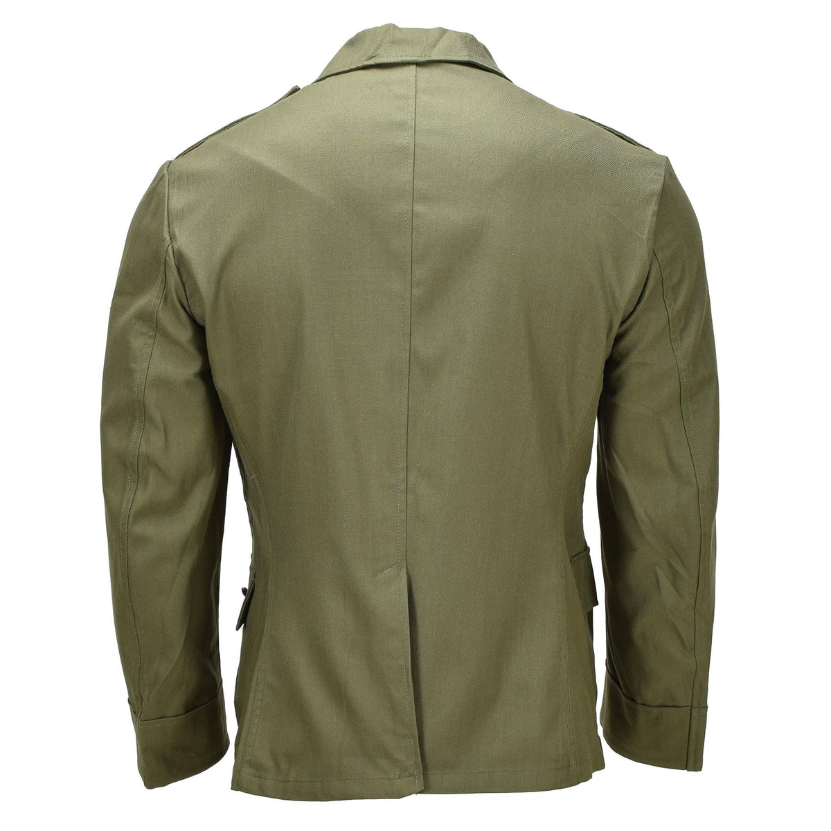 Origineel Roemeens legerwerkjack Militaire veldjas met knoopsluiting olijfgroen