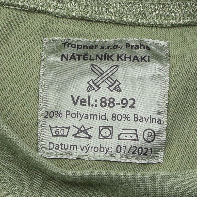 Tsjechisch militair shirt met lange mouwen olijf ondergoed 2e laag wandeluniform nieuw
