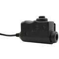 Adaptateur de communication EARMOR M51 PTT Kenwood connecteur radio 2 broches noir