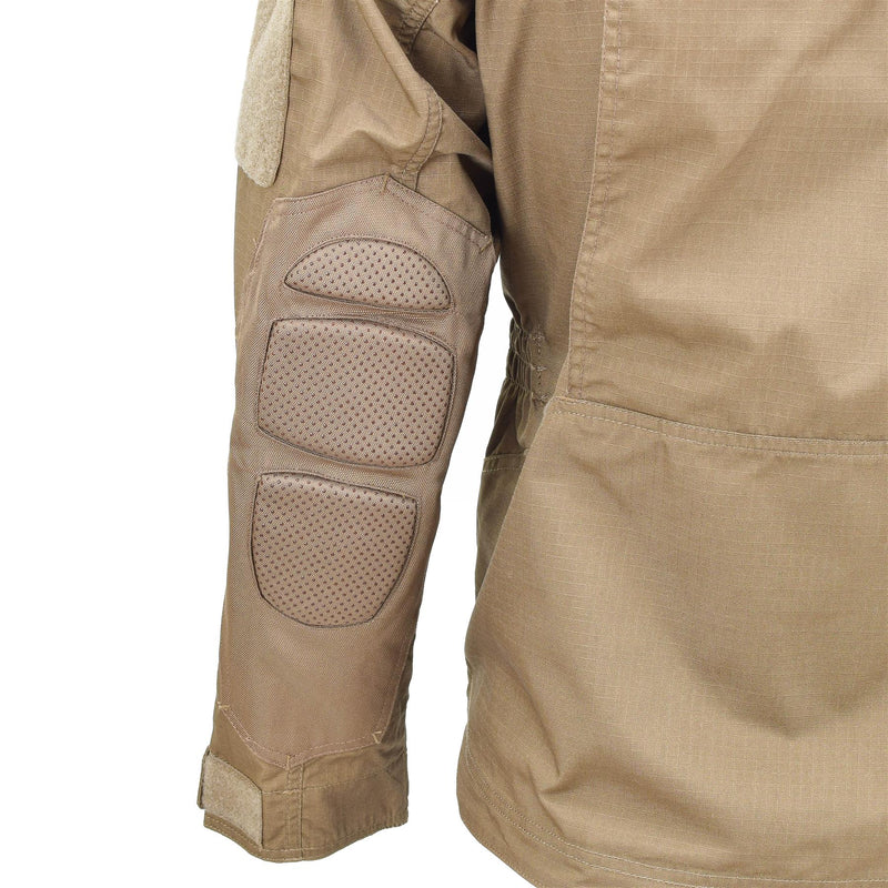 Mil-tec merk militaire stijl ripstop donkere coyote gevechts troepen jas chimera