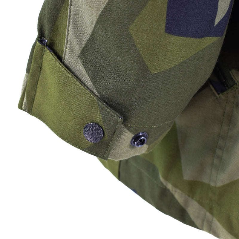 Origineel Zweeds leger zware M90 ​​jas splinter camo militaire veldtroepen nieuw