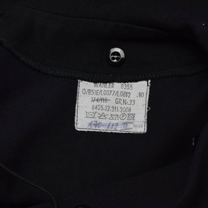 Originele Duitse leger marine Middy Shirt Long Mouwen Blue Naval Military Sailors