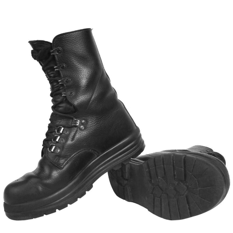 Origineel Zwitsers leger KS90 Field Troop Boots Black Leather Military Footwear Issue