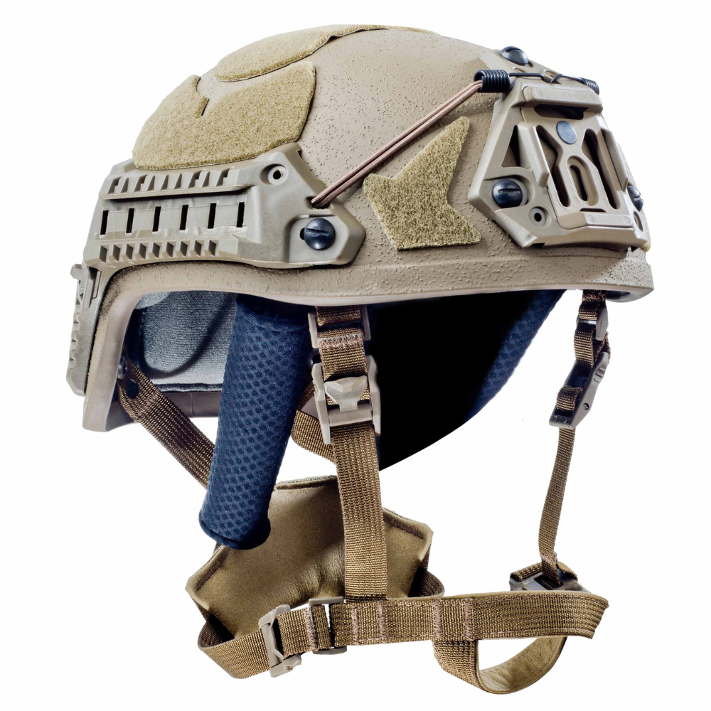 Šestan-Busch BK-ACH-HC Moderne ballistische helm Hoog uitgesneden niveau IIIA zijrails