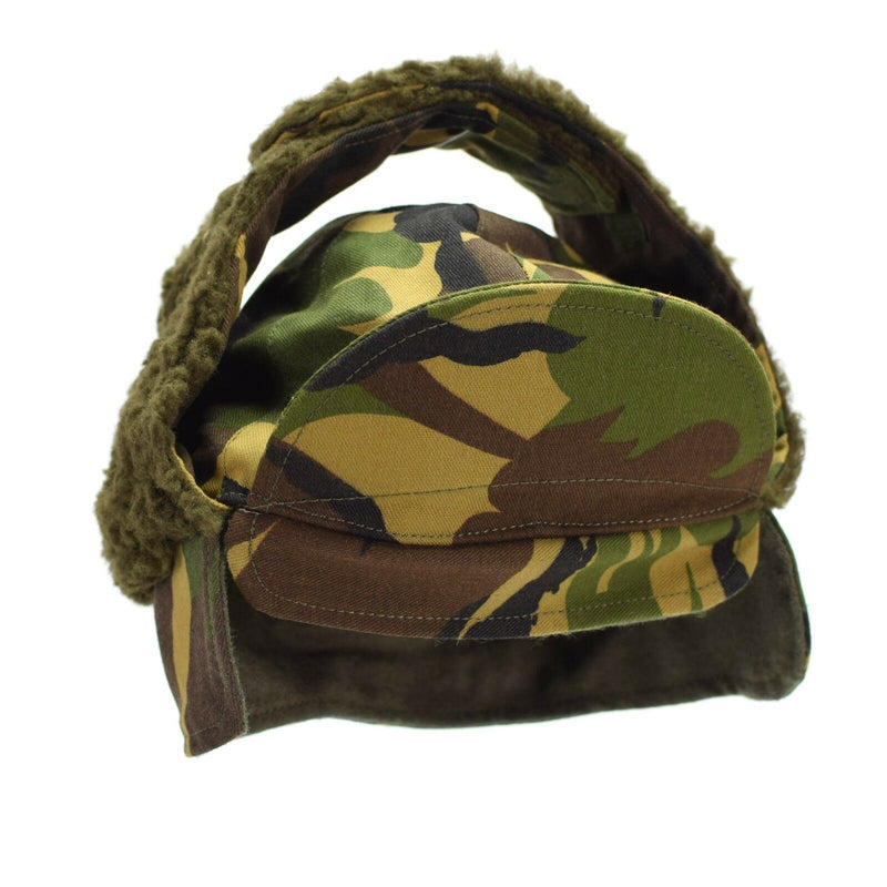 Véritable casquette militaire hollandaise de l'armée hollandaise, chapeau d'hiver militaire camouflage