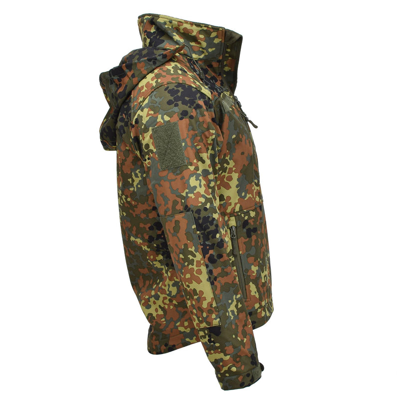 MIL-TEC Softshell Jacket SCU 14 Duitse Flecktran Camo Outdoor Wanding Outerwear