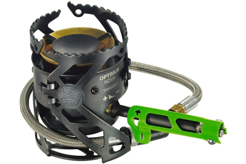 Optimus nova kachel multi -brandstof expeditie compact lichtgewicht basiskamp bossen