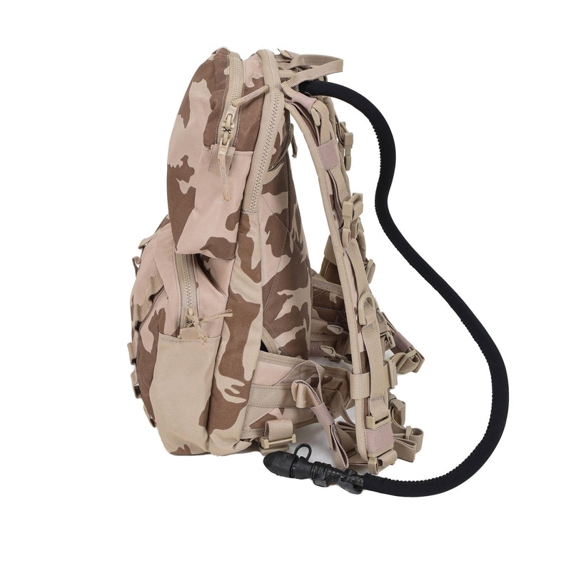Sac à dos d'hydratation militaire tchèque authentique système CZ95 camouflage désert 3 litres