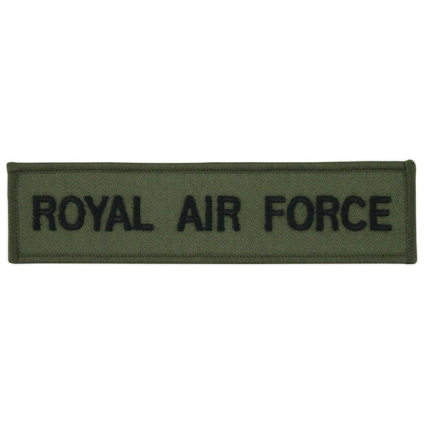 Véritable patch de la Royal Air Force de l'armée britannique Badge en tissu Insigne militaire RAF OD