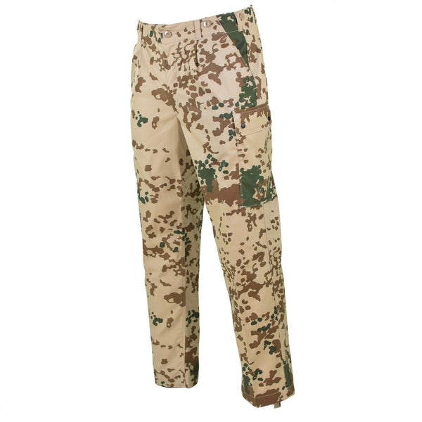 Echt Duitse leger uitgave woestijn camo broek veld gevechten bw broek nieuw