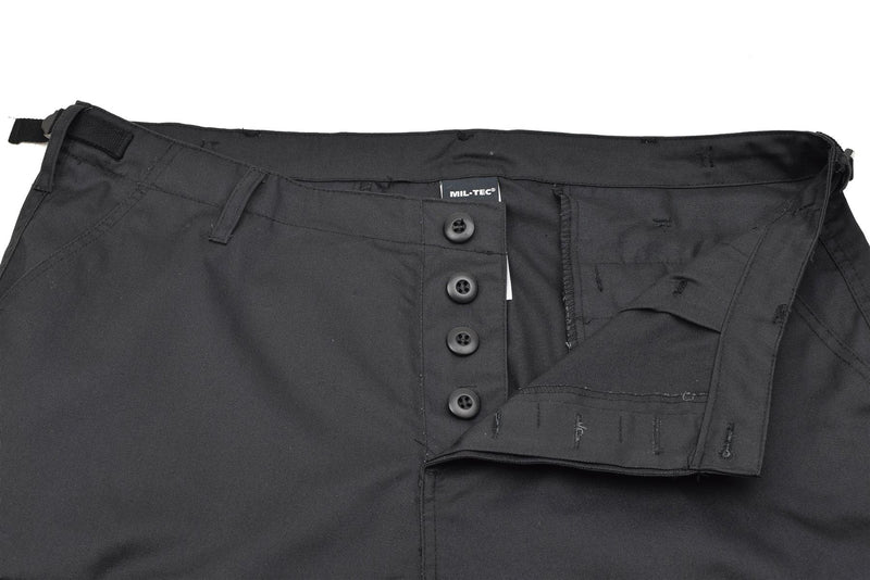 Uniforme de combat de troupes de style militaire de marque Mil-Tec Bermuda Short d'armée noir