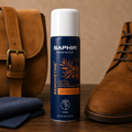 Saphir Renovétine Spray Rénovateur Daim & Nubuck 200 ml Châtain Foncé