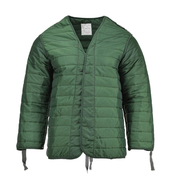 Veste militaire grecque originale M65 à manches longues, doublure verte, surplus de l'armée grecque