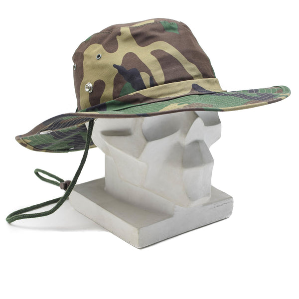 MFH merk militaire bush -stijl hoed zomer Panama Jungle Bucket Cap Woodland nieuw