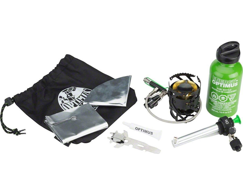 Optimus Polaris Fornuis Camping wandelkamp Kinderbare lichtgewicht 0,4L brandstoffles