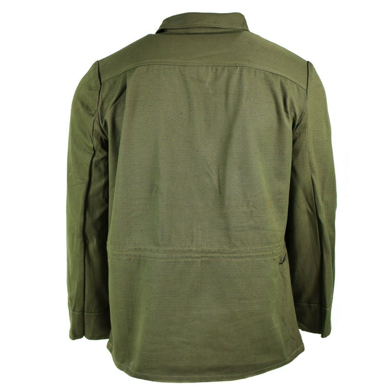 Véritable veste de terrain de l'armée bulgare militaire BDU olive OD chemise de combat militaire