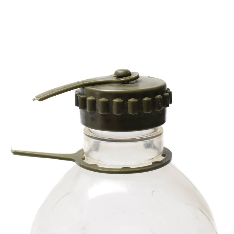 Echt Oostenrijkse leger plastic waterfles veld troepen kantine pot od zak