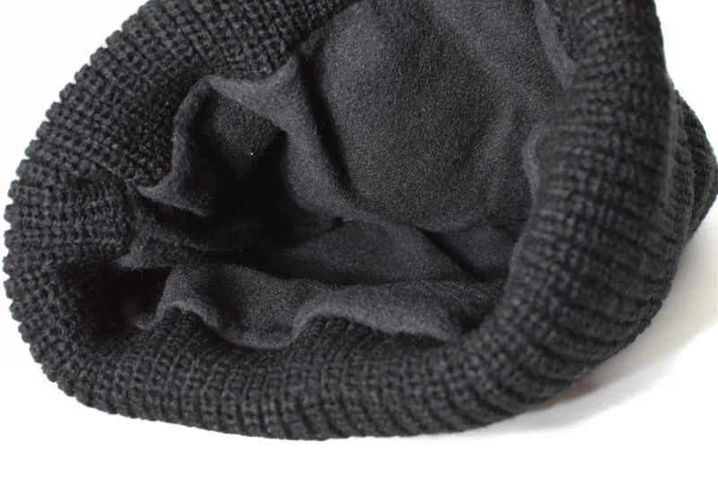 Brand Mil-Tec Beanie Knit Cap Watch Cap Thinsule ™ Black Winter Hat One Size One Size