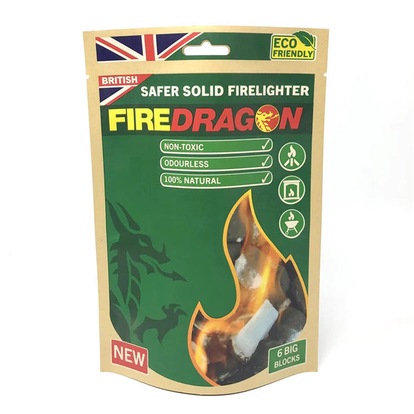 BCB Firedragon vaste brandstofblokken Backpacken camping brandstof 6 stuks firestarter