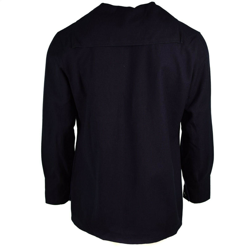 Originele Duitse leger marine Middy Shirt Long Mouwen Blue Naval Military Sailors