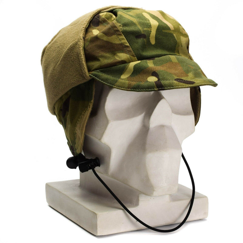 Echte Britse leger MTP Camo waterdichte gore Tex Cap gevoerde koude weerhoed nieuw