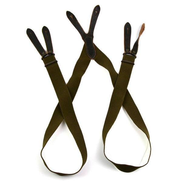 Oorspronkelijke Duitse legerveld Suspenders broek broek bretels bretels