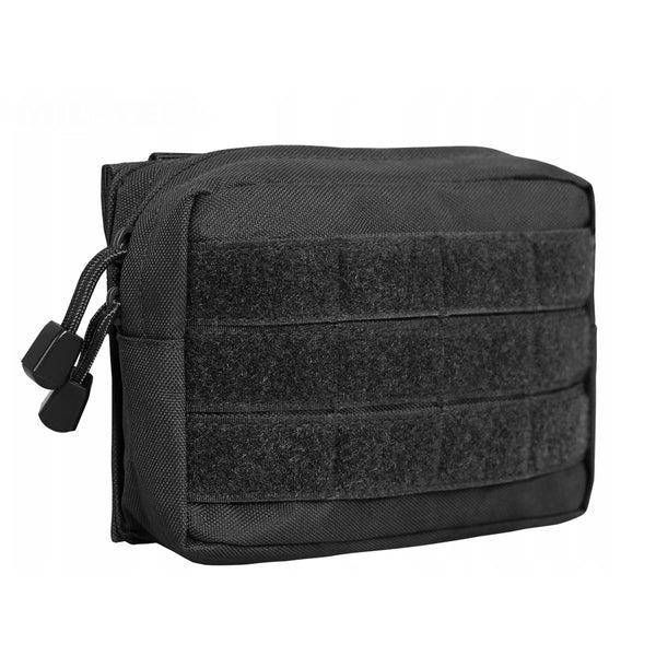 Mil-Tec Universal Belt Pouch Molle Militair Webbing Utility Tactical Bag Black