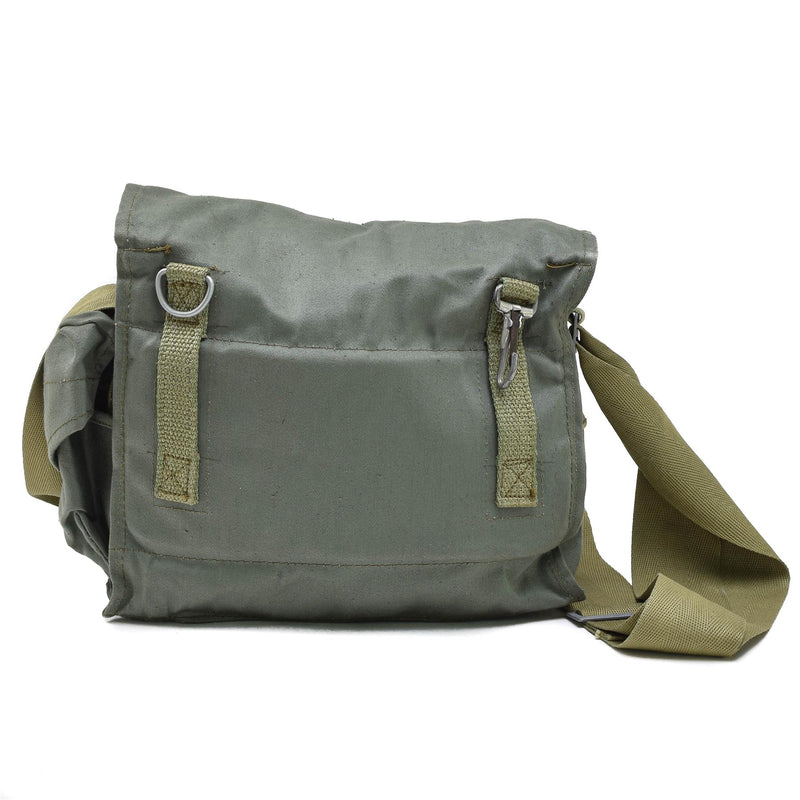 Sac de transport pour masque à gaz de l'armée polonaise authentique Pochette d'épaule universelle Olive