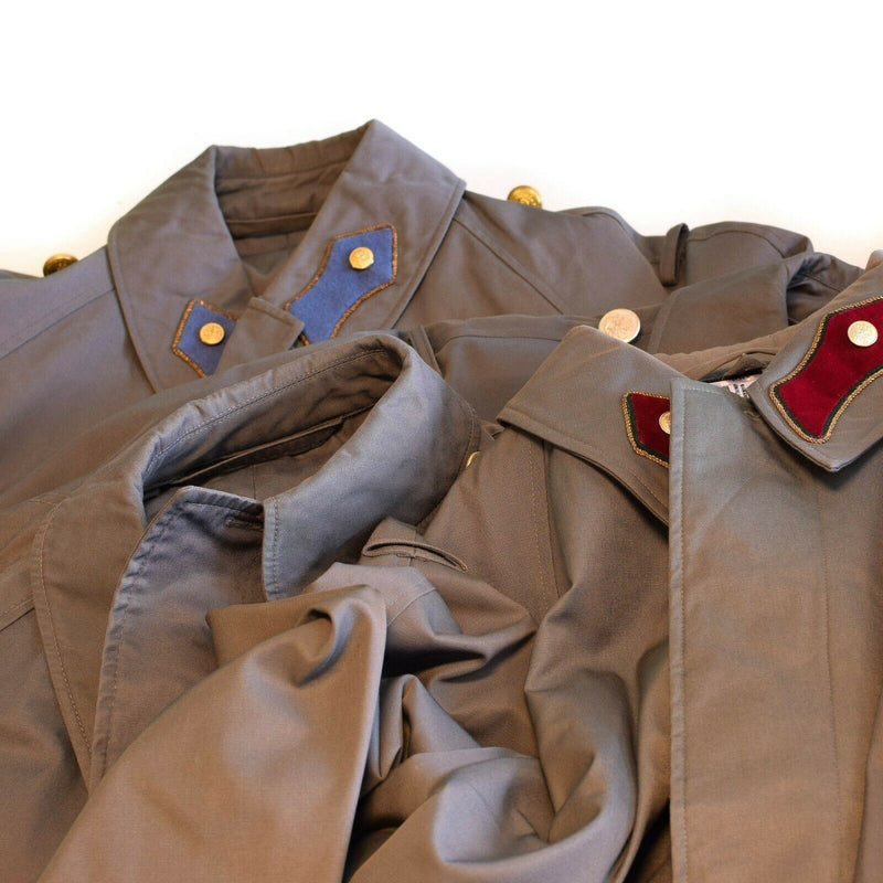 Echte Oostenrijkse legerjas trenchcoat militaire kwestie Long grijze jas