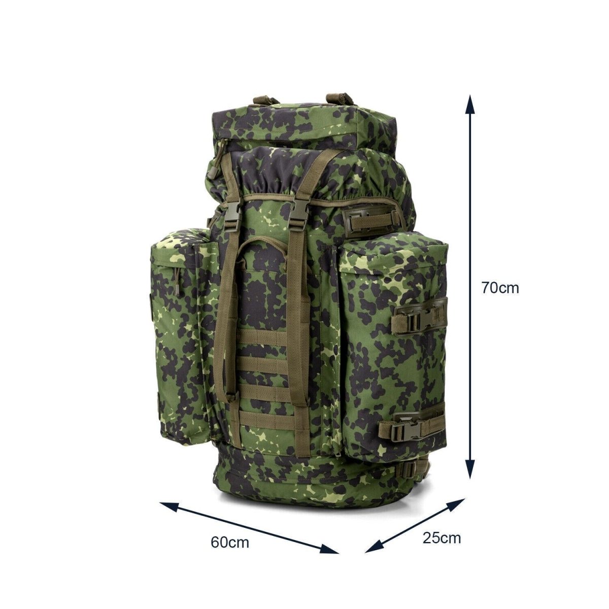 A.Blochl BW Mountain Hiking Daypack M84 camouflage grand sac à dos de trekking de camping NEUF