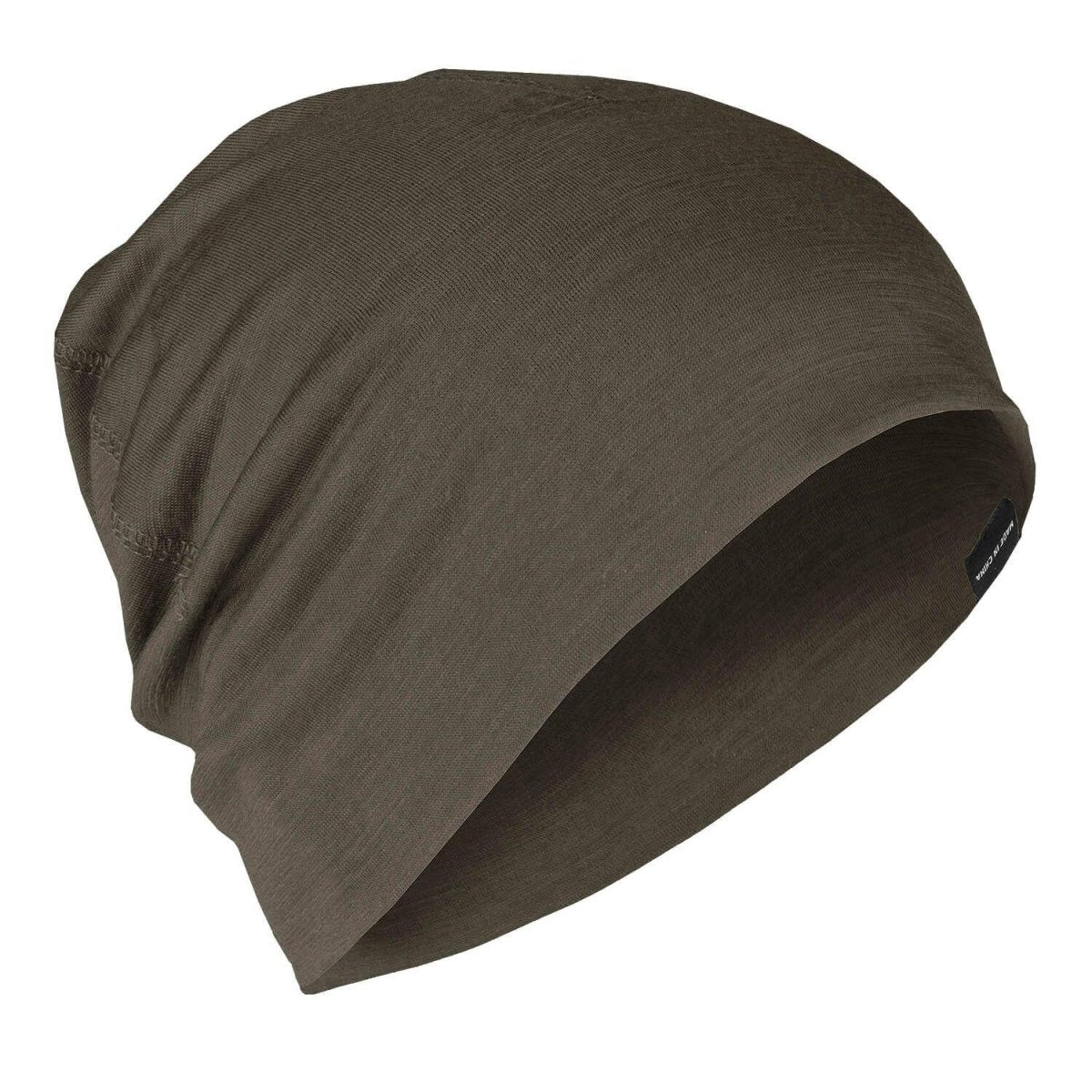 A.Blochl Light Beanie Merino Wool Sports Outdoor Headwar Watch Cap Olive Drab