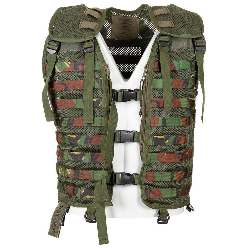 Origineel Nederlands militair tactisch vest Molle Attachment DMP Woodland Camouflage