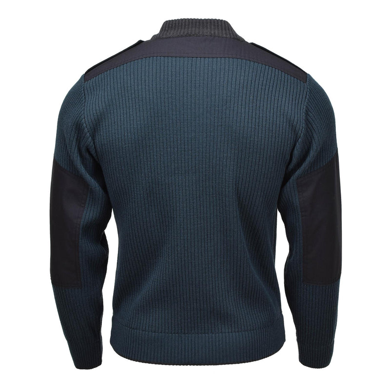 Originele Nederlandse militaire trui winter sport pullover koud weer jumper blauw