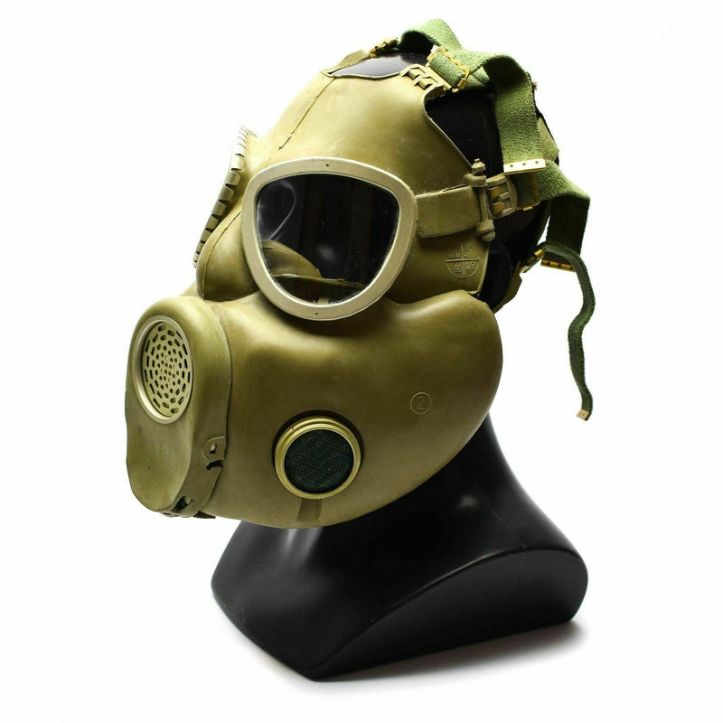 Masque à gaz militaire polonais MP-4 Véritable produit chimique respiratoire Gris Olive OD NEUF