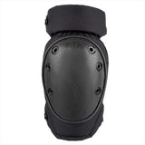 Genouillères tactiques AltaCONTOUR, capuchon long, forme ergonomique, AltaLok, noir