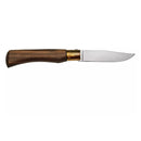 Antonini Old Bear Pocket Knife 8cm Carbon C67 Blade Walnut Wood Handle - GoMilitar