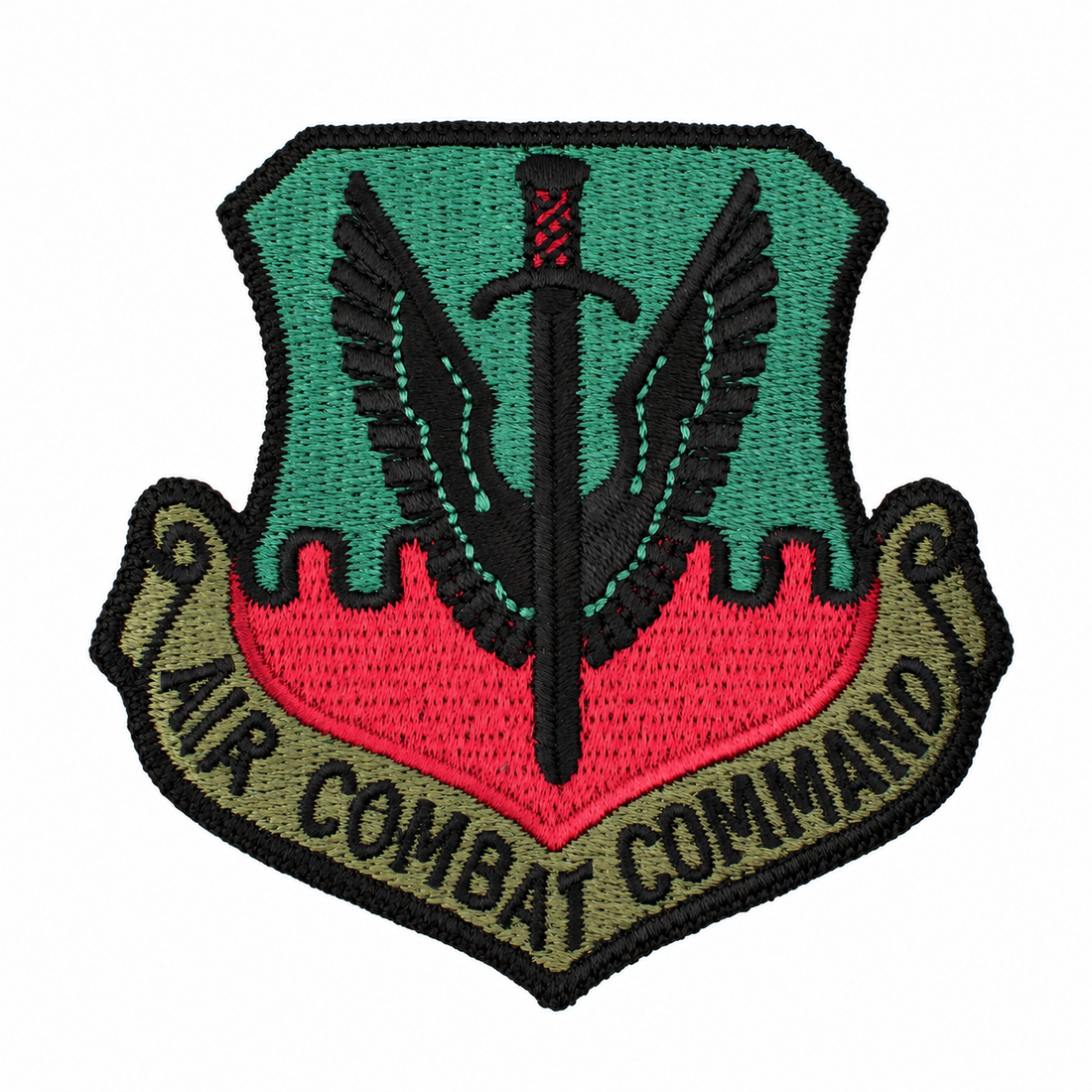 Patch original de commandement de combat aérien de l'US Air Force, ACC, surplus militaire de l'USAF