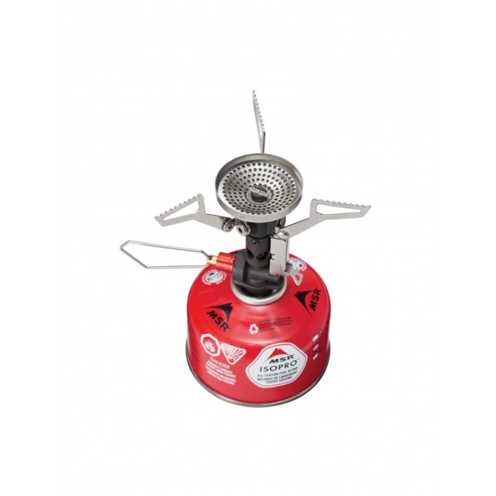 MSR PocketRocket Deluxe Cuisinière à gaz à allumage piézo ultraléger Camping Randonnée