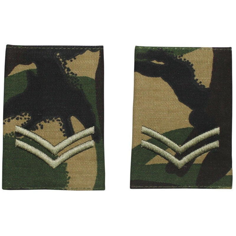 Echte Britse leger schouderlussen doek korporaal militaire insignes dpm camo