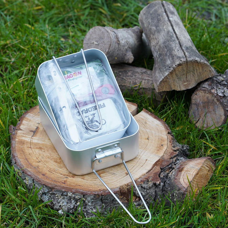 BCB Outdoor kookset wandeling rommelblikken bestek set kan opener vuurstaker openen