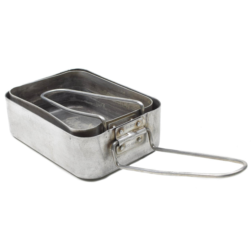 Originele Britse militaire puinhooplang aluminium wandelplaat camping buitenpan